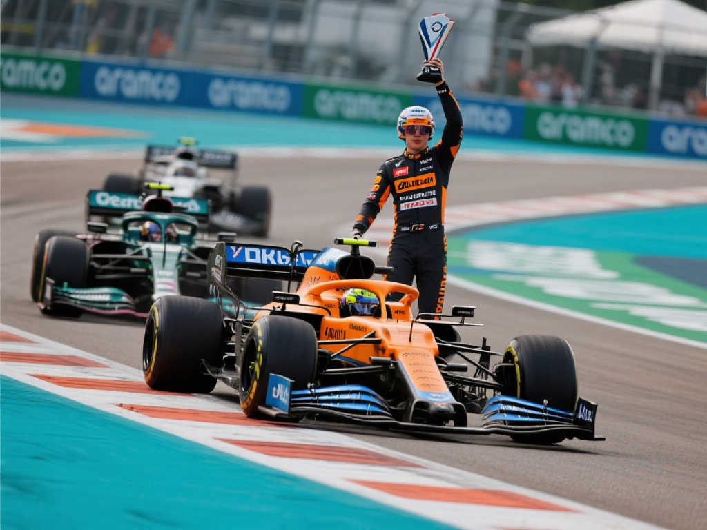 F1迈阿密站冲刺赛:诺里斯摘冠,汉密尔顿季军,维斯塔潘仅排17 F1迈阿密站冲刺赛:诺里斯摘冠,汉密尔顿季军,维斯塔潘仅排17